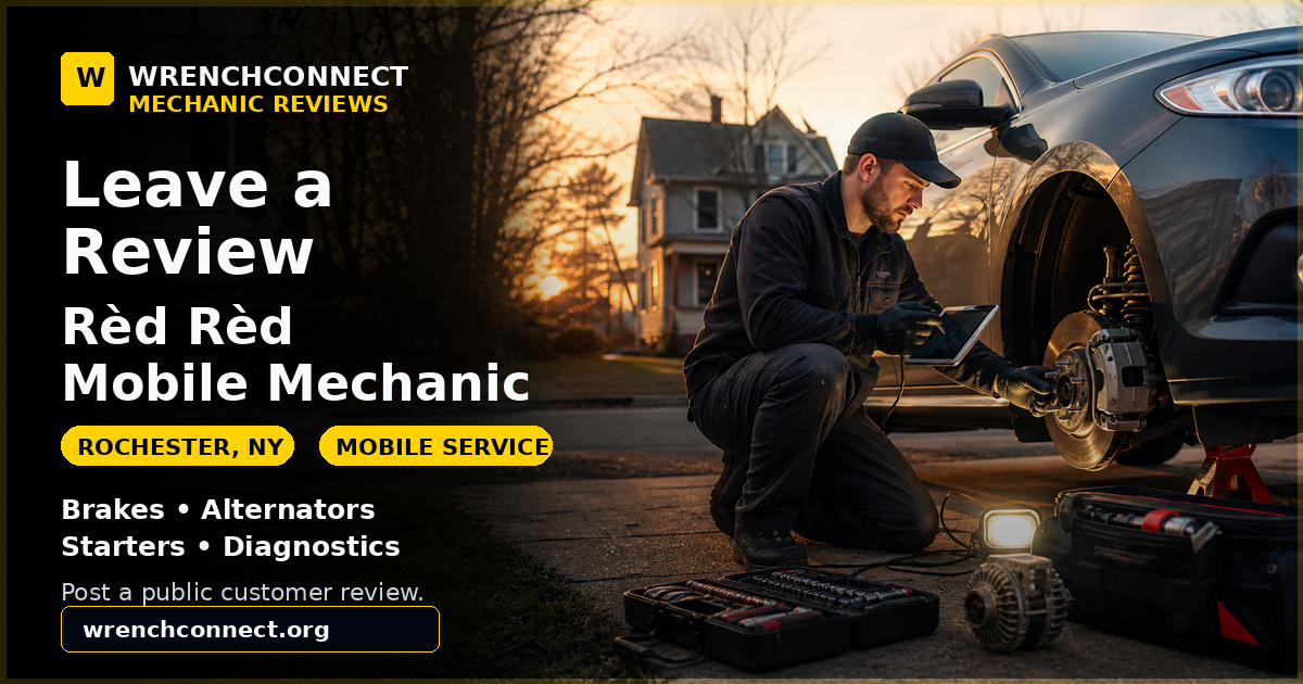 Rèd Rèd Mobile Mechanic